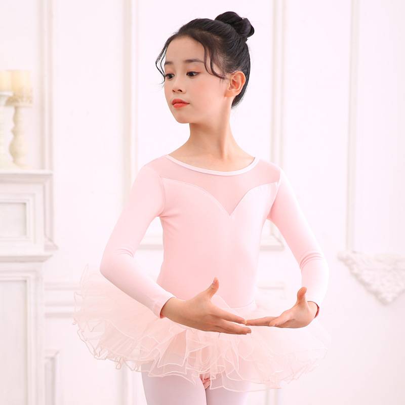 Pink long sleeves + half skirts
